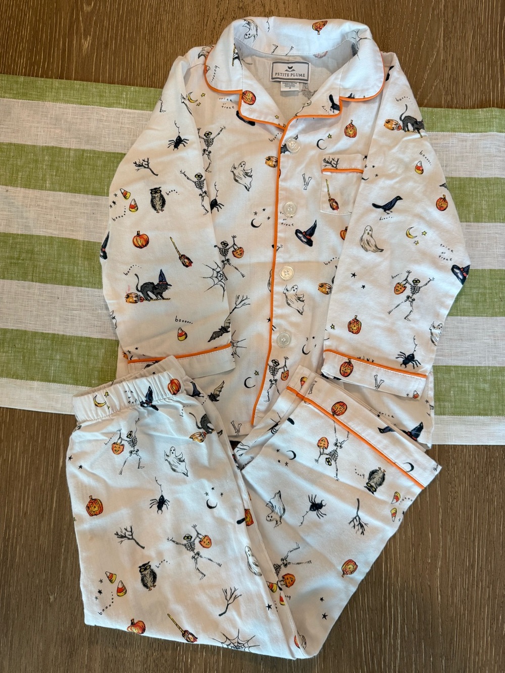Petite Plume Trick Or Treat Pajama Set